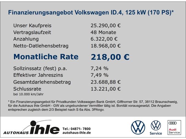 Volkswagen ID.4 125 kW image number 6