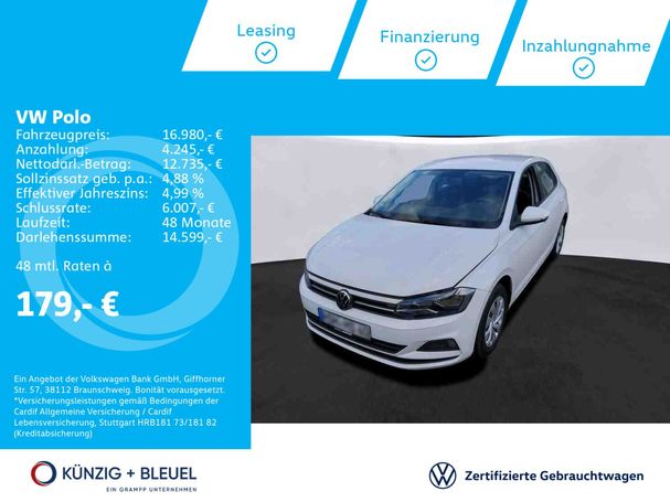 Volkswagen Polo 1.0 TSI DSG Comfortline 70 kW image number 4