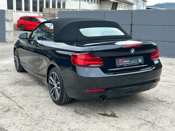 BMW 218i Cabrio Sport Line 100 kW image number 13