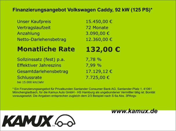 Volkswagen Caddy 1.4 TSI 92 kW image number 12