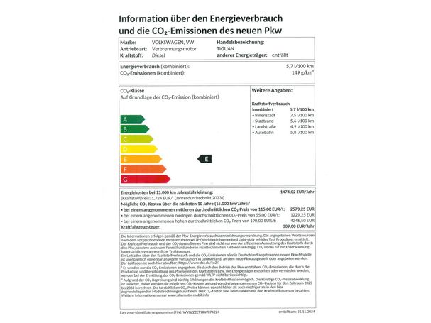 Volkswagen Tiguan 2.0 TDI DSG 110 kW image number 27