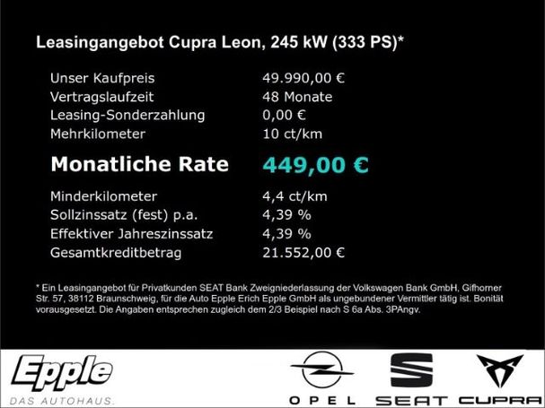 Cupra Leon Sportstourer 245 kW image number 7