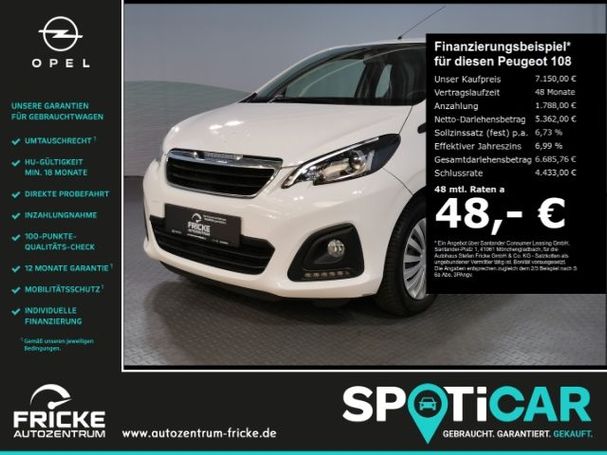 Peugeot 108 53 kW image number 2