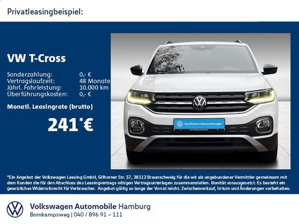 Volkswagen T-Cross 1.0 TSI 70 kW image number 4