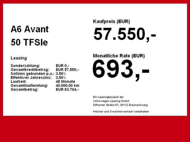 Audi A6 50 TFSIe Avant 220 kW image number 5