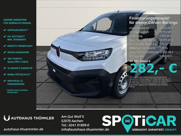 Citroen Berlingo BlueHDi 100 75 kW image number 3