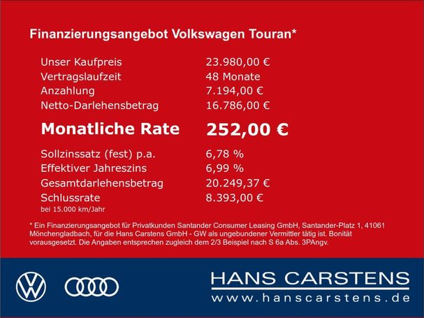 Volkswagen Touran 1.4 TSI DSG Highline 110 kW image number 36