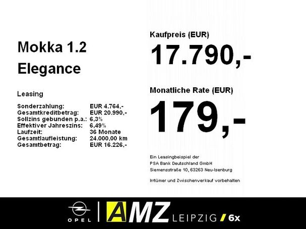 Opel Mokka 1.2 Elegance 96 kW image number 5