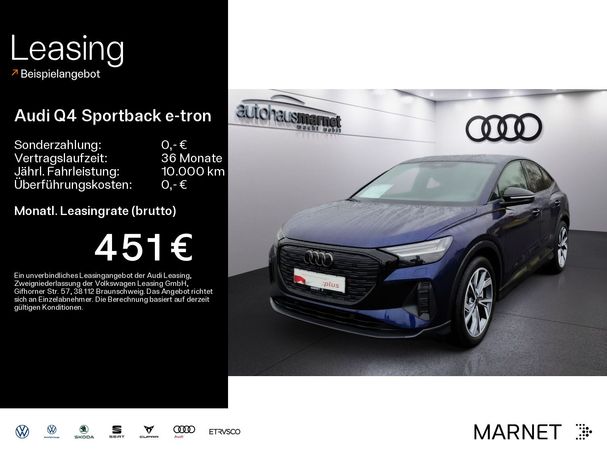 Audi Q4 e-tron Sportback 210 kW image number 4