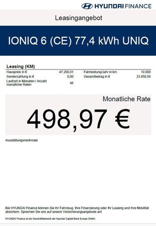 Hyundai Ioniq 6 77 kWh 168 kW image number 7