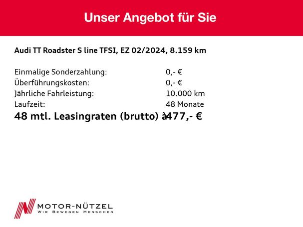 Audi TT 40 TFSI S-line 145 kW image number 19