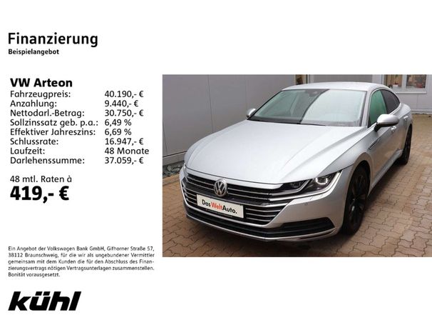 Volkswagen Arteon Elegance 140 kW image number 5