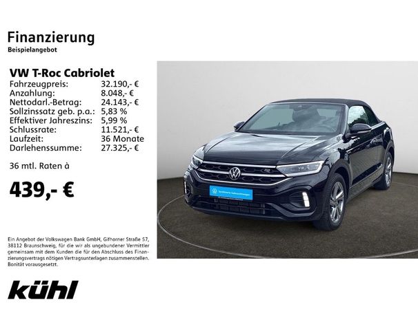 Volkswagen T-Roc Cabriolet 1.5 TSI 110 kW image number 5