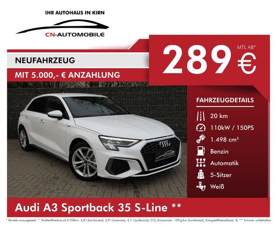 Audi A3 35 S-line Sportback 110 kW image number 6