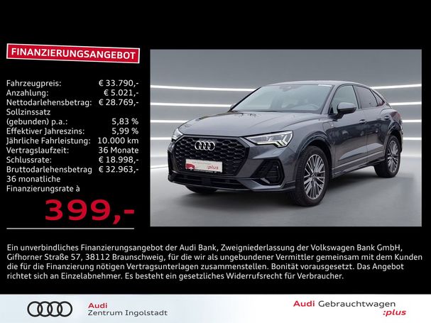 Audi Q3 45 TFSIe S-line Sportback 180 kW image number 5