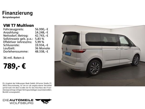 Volkswagen T7 Multivan 1.4 eHybrid DSG 160 kW image number 5