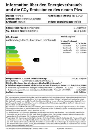 Hyundai i10 1.0 Trend 49 kW image number 6