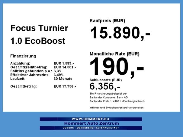 Ford Focus 1.0 EcoBoost Titanium 92 kW image number 5