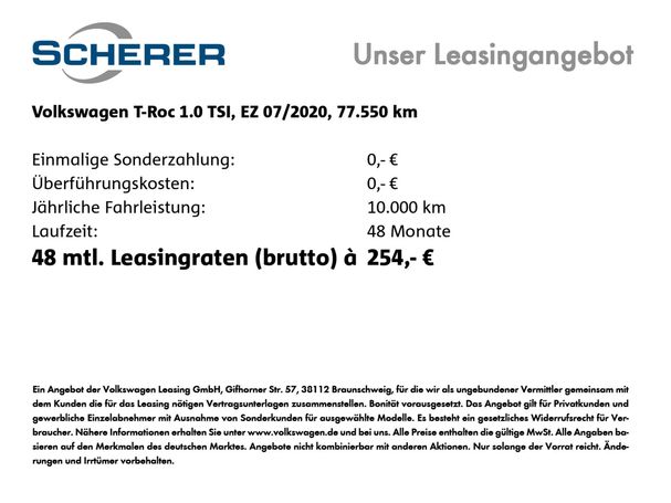 Volkswagen T-Roc 1.0 TSI 85 kW image number 5