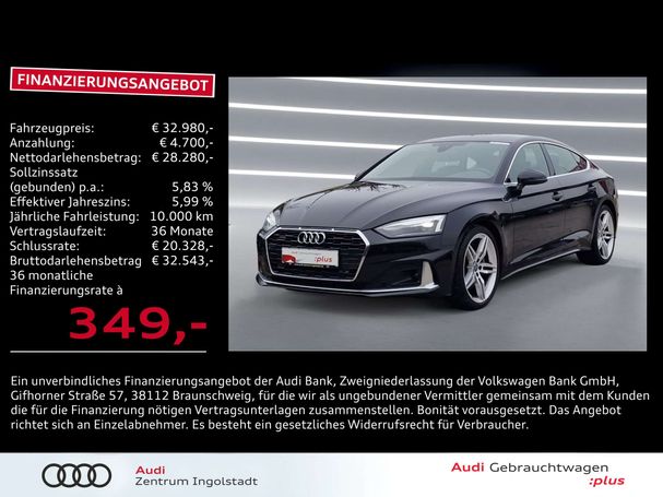 Audi A5 50 TDI Sportback Advanced 210 kW image number 3