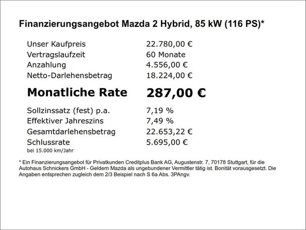 Mazda 2 Hybrid 85 kW image number 4