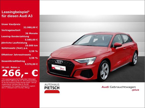 Audi A3 35 TFSI S-line Sportback 110 kW image number 2