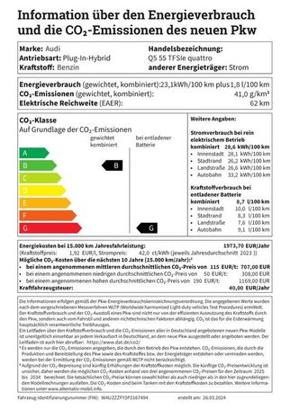 Audi Q5 55 TFSIe quattro S tronic S-line 270 kW image number 20