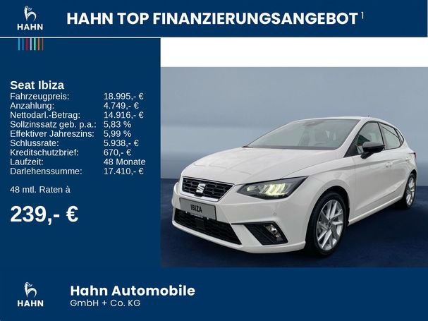 Seat Ibiza 1.0 TSI FR 70 kW image number 4