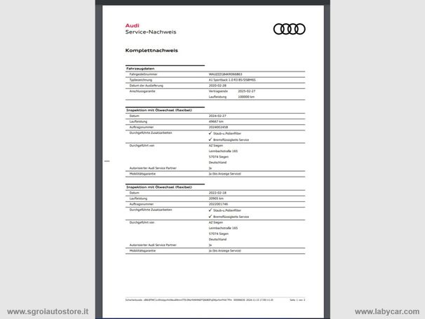 Audi A1 30 TFSI S-line 85 kW image number 30