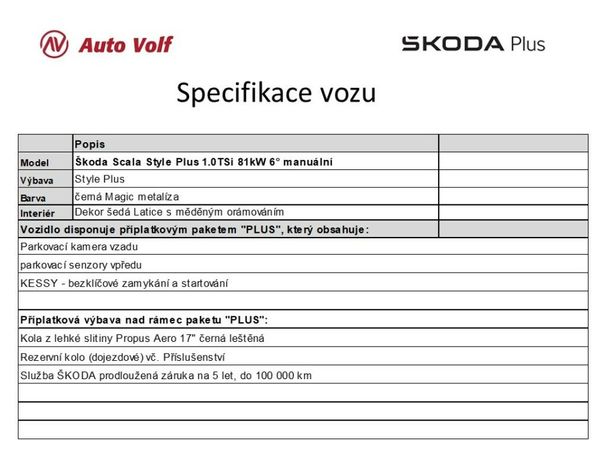 Skoda Scala 1.0 TSI Style 81 kW image number 5