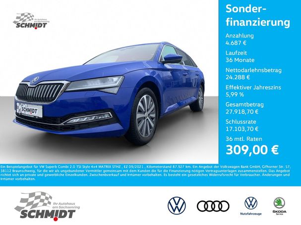 Skoda Superb Combi 2.0 TSI 4x4 Style 206 kW image number 1