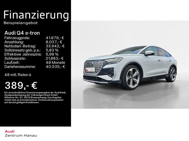 Audi Q4 50 e-tron S-line Sportback 220 kW image number 4