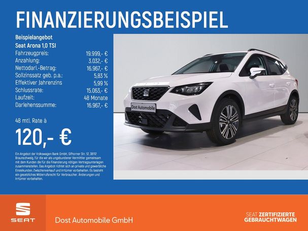 Seat Arona 1.0 TSI Style 85 kW image number 6