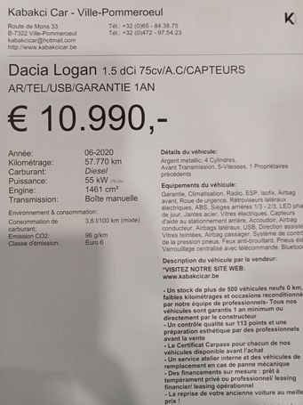 Dacia Logan 55 kW image number 23