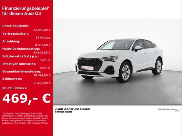 Audi Q3 45 TFSIe S tronic S-line Sportback 180 kW image number 5