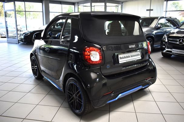 Smart ForTwo cabrio EQ passion edition nightsky 60 kW image number 6