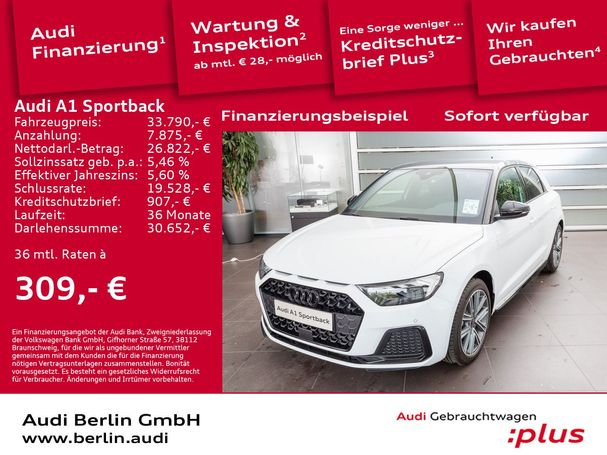 Audi A1 30 TFSI Sportback Advanced 81 kW image number 2