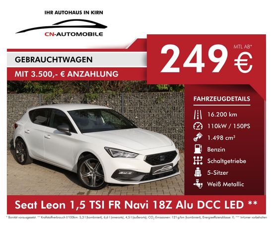 Seat Leon 1.5 TSI FR 110 kW image number 6