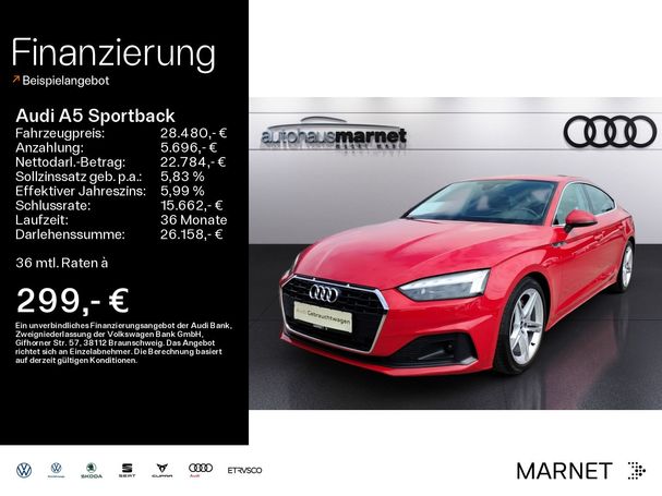 Audi A5 40 TFSI Sportback 150 kW image number 5