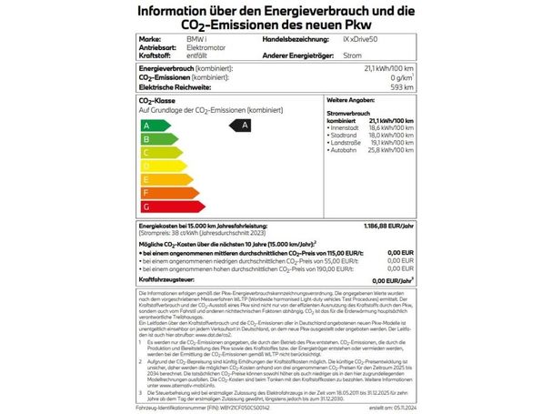 BMW iX xDrive50 385 kW image number 4
