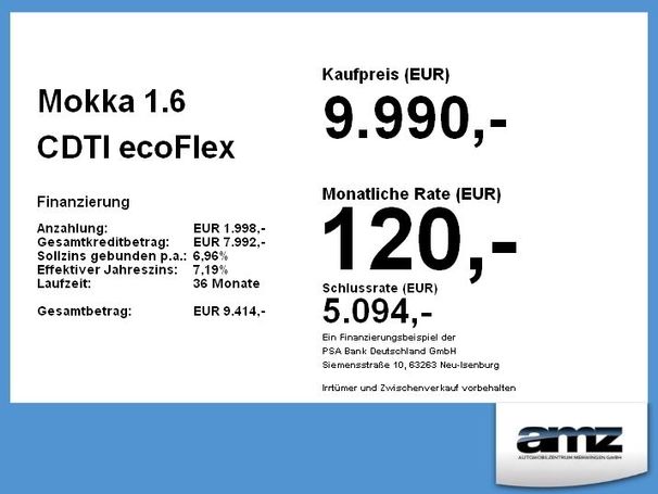 Opel Mokka 1.6 CDTI ecoFlex Innovation 100 kW image number 5