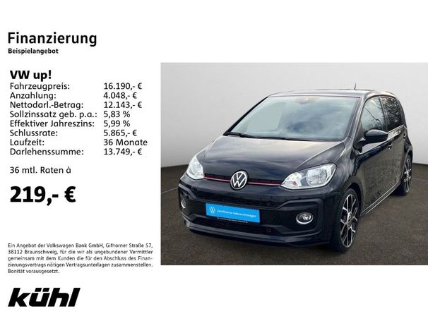 Volkswagen up! GTI 85 kW image number 5