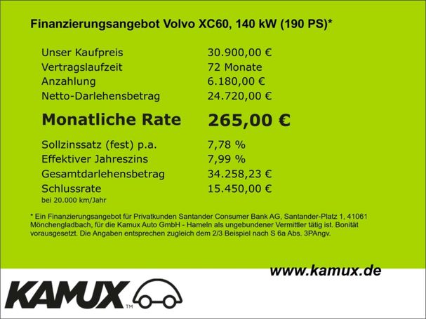 Volvo XC60 AWD Geartronic D4 140 kW image number 12