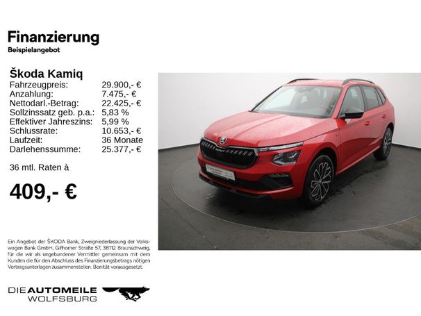 Skoda Kamiq 1.5 TSI DSG 110 kW image number 6