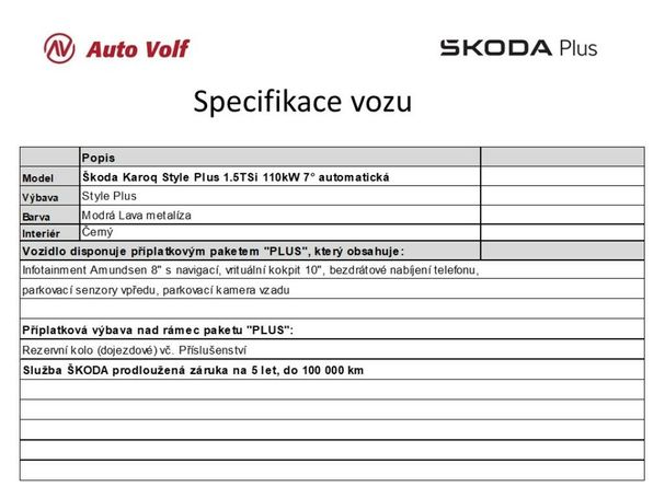 Skoda Karoq 1.5 TSI Style 110 kW image number 5