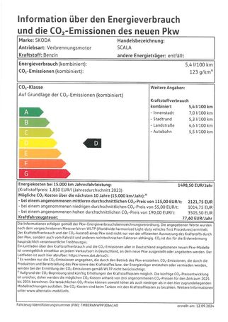 Skoda Scala 1.0 TSI Tour 81 kW image number 5