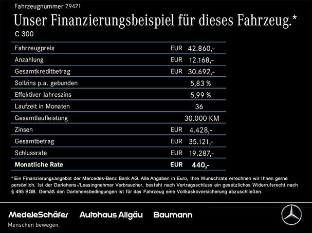 Mercedes-Benz C 300 d T 195 kW image number 20