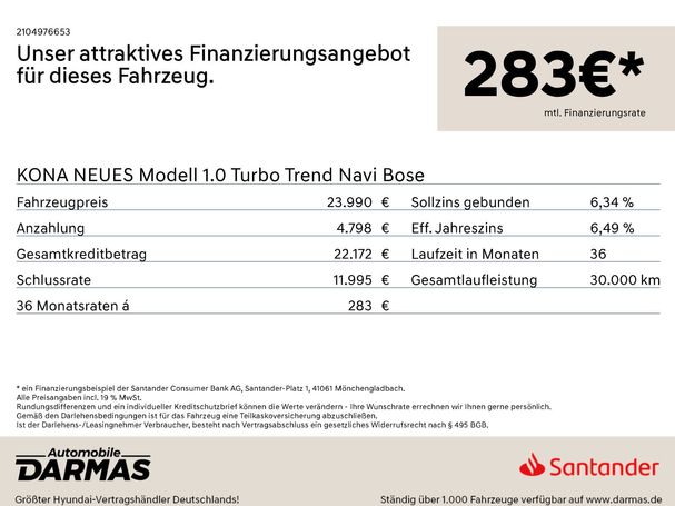 Hyundai Kona 1.0 Trend 88 kW image number 5