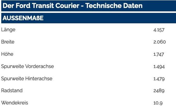 Ford Transit Courier 74 kW image number 28