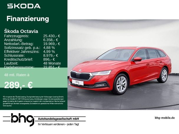 Skoda Octavia Combi 2.0 TDI DSG Style 110 kW image number 5